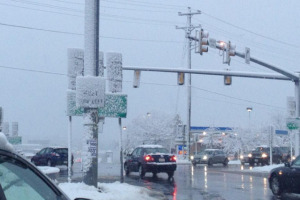 Snowy road
