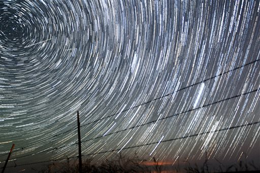 APTOPIX Perseids Meteor Showser