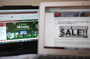 Online Shoppers Search For Cyber Monday Deals