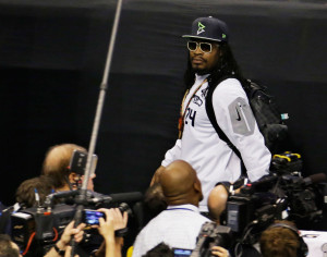 Marshawn Lynch Media Day