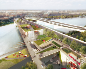 Anacostia Crossing Navy Yard View OMA + OLIN