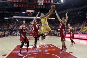 Frank Kaminsky, Josh Gasser, Bronson Koenig, Melo Trimble