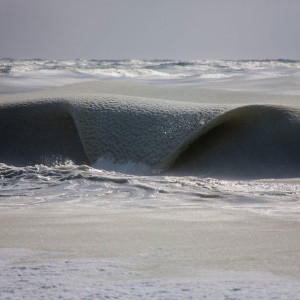 Waves frozen