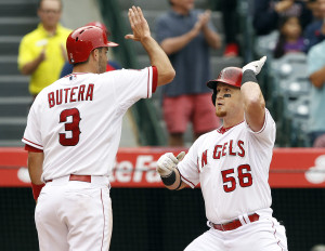 Athletics Angels Baseball