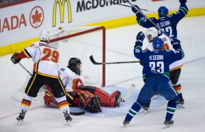 Flames Canucks Hockey