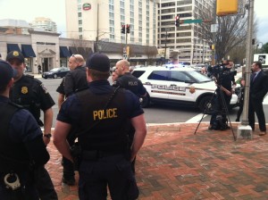 Police hit and run