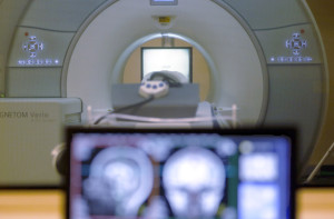 Brain scanning MRI machine