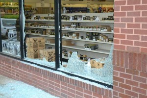 Glass blast Loudoun County