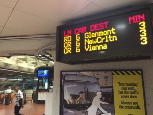 Metro sign