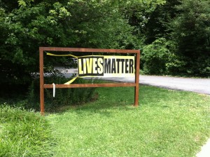 BLM sign