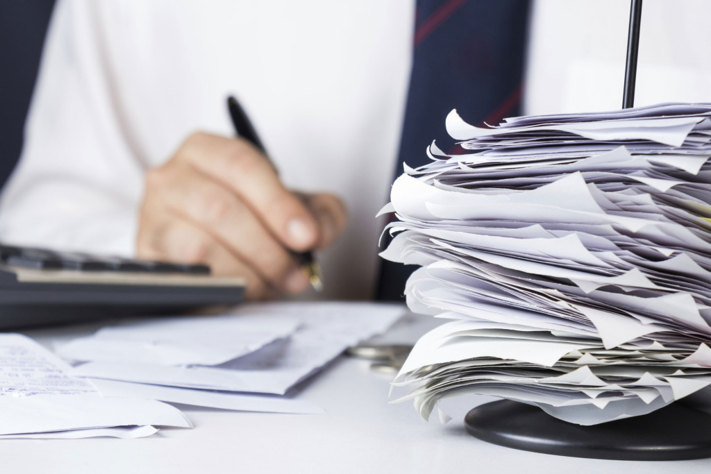 STACK OF BILLS WORK