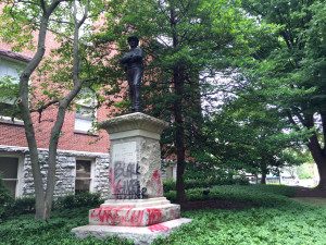 Confed statue vandal kry