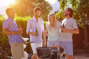 Outdoors bbq