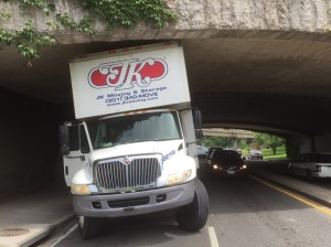 Truck stuck