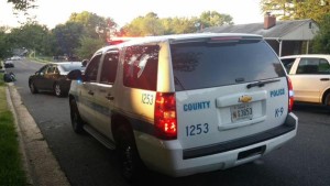 Prince George's officer hit