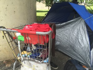 Homeless camp