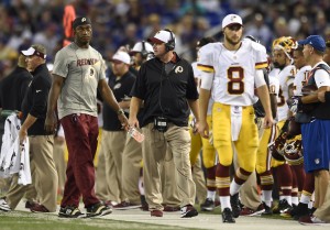 Robert Griffin III, Kirk Cousins, Jay Gruden