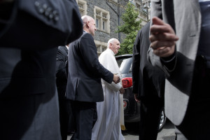 Pope Francis Visits Catholic Charities In New York