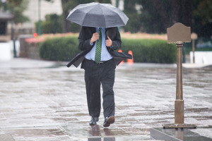 Rain in Washington D.C.
