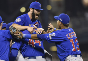 Jake Arrieta, Anthony Rizzo, Starlin Castro