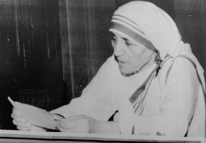 MOTHER TERESA GETS THE NEWS