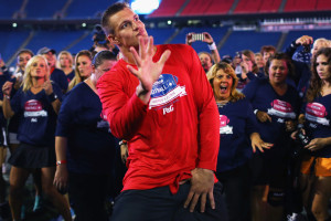 Rob Gronkowski Hosts Women's Football Clinic