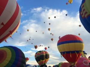 Mass Liftoff Hot Air Balloon