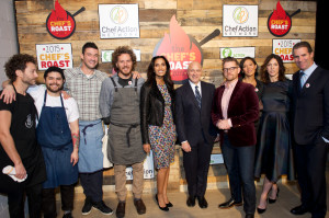 Photo 1 Group Shot including Chef Colicchio, Padma Lakshmi, Top Chef alumnus Sam Talbot, Spike Mendelsohn