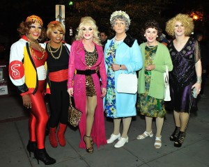 Group high heel race
