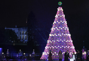 President Obama, First Family, Attend National Christmas Tree Lighting