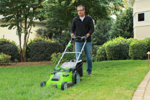 GREENWORKS TWIN FORCE MOWER