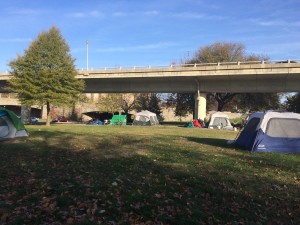 Encampment homeless