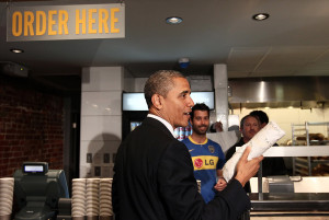 Obama Hosts Small Business Roundtable With SBA Head Karen Mills And Business Owners