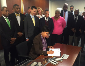 Bowser signs bill jaa
