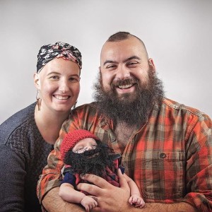 Kerri and Matt Rose & baby Lance