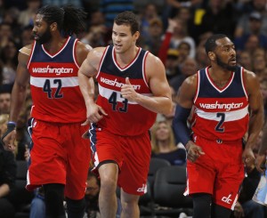 Nene, John Wall, Kris Humphries