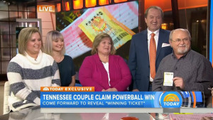 Powerball winner family