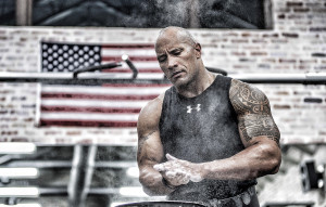 The rock under armour