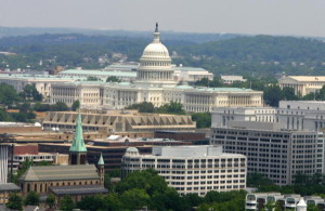 The US Capital and the Washington, DC, s