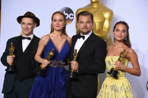 Mark Rylance, Brie Larson, Leonardo DiCaprio, Alicia Vikander