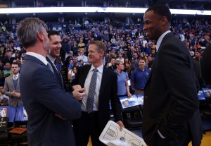 Steve Kerr, Luke Walton, Jarron Collins