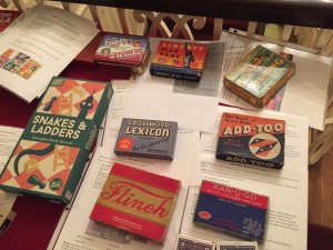 Some of the many choices that await you on Vintage Game Night at the Woodrow Wilson House.