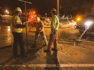 University Boulevard water main break