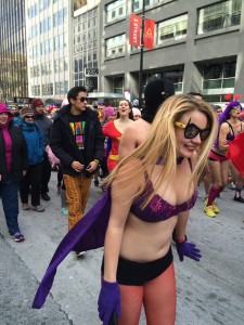 Girl in costume