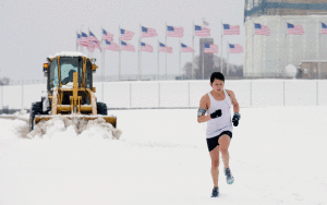 Snow jogger