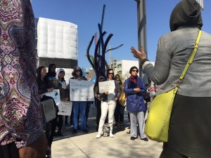 Shaw Library protest