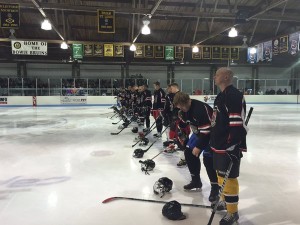 Guns n Hoses puck drop