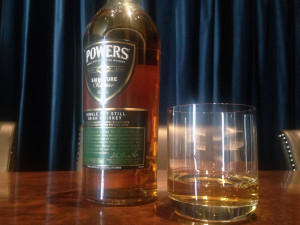 Irish Whiskey glass of Powers