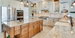 Kitchen Design Ideas Combining Cabinet Finishes pic
