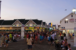 Ocean city boardwalk